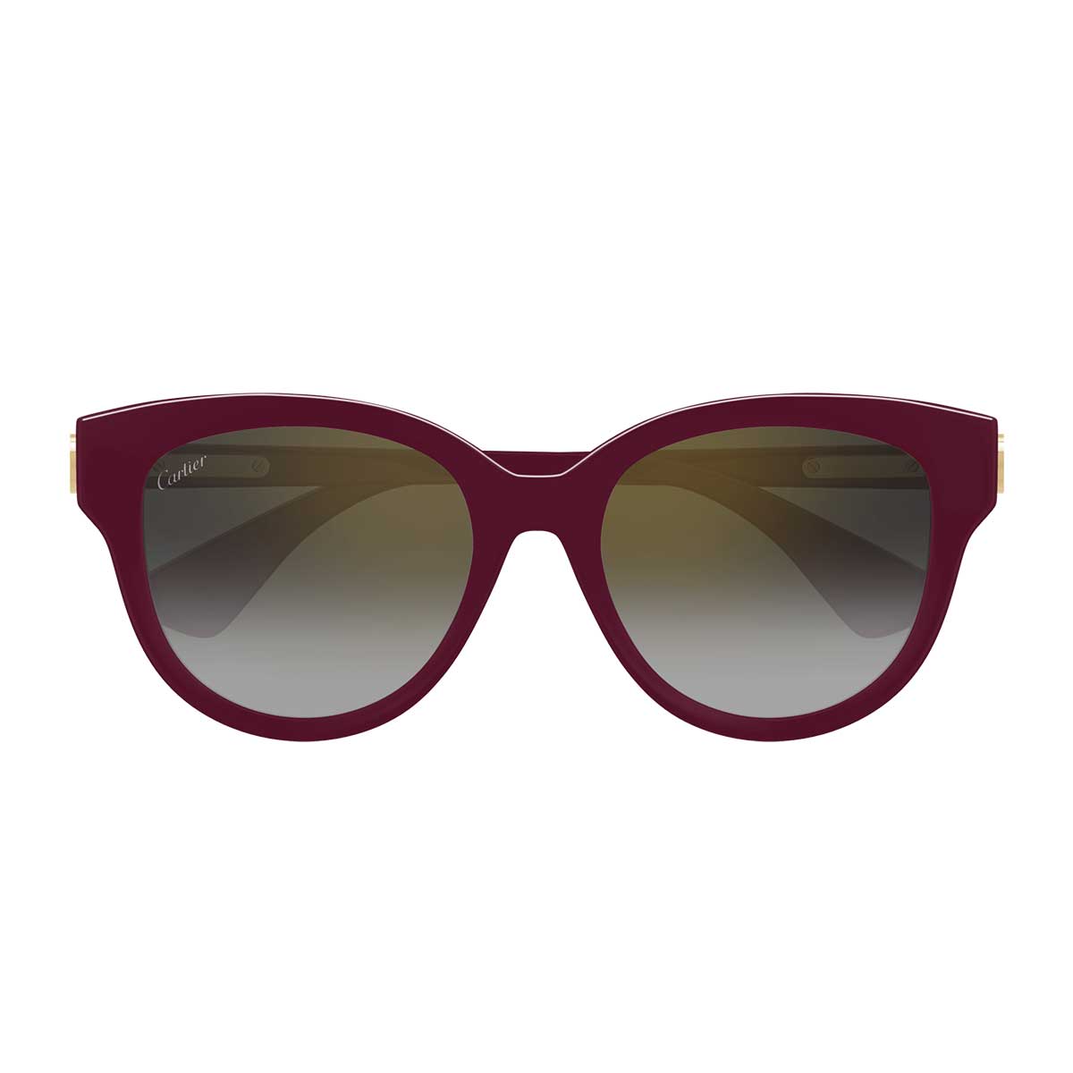 Cartier Occhiali da Sole CT0506S 003 Burgundy/Grigio Donna