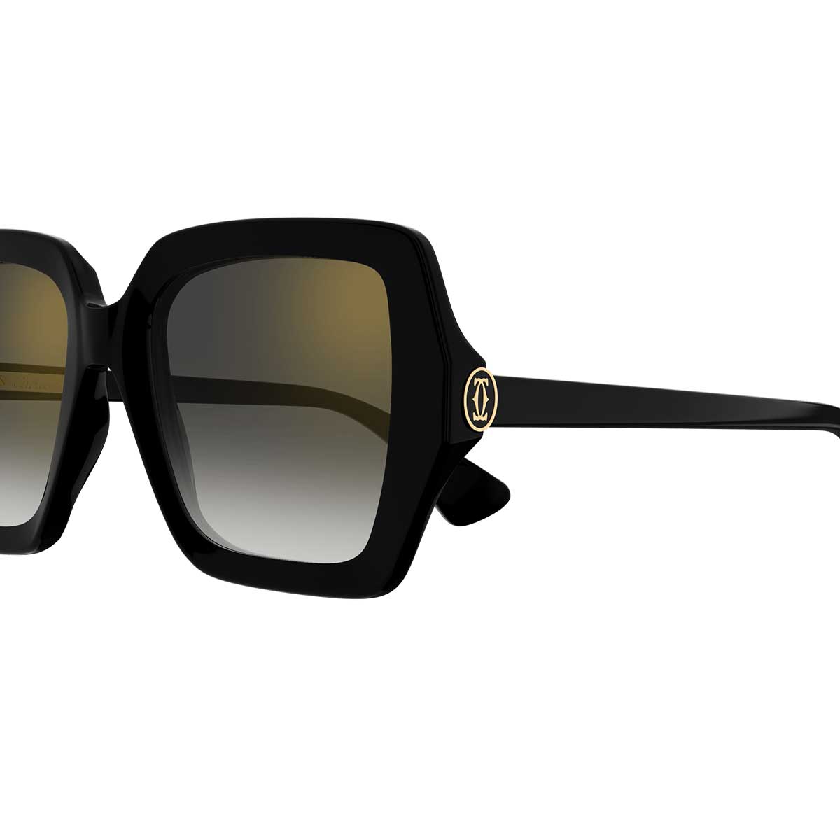 Cartier Occhiali da Sole CT0507S 001 Nero/Grigio Donna 3
