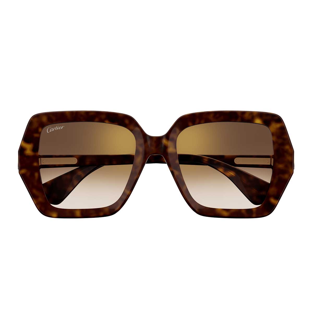 Cartier Occhiali da Sole CT0507S 002 Marrone/Marrone Donna