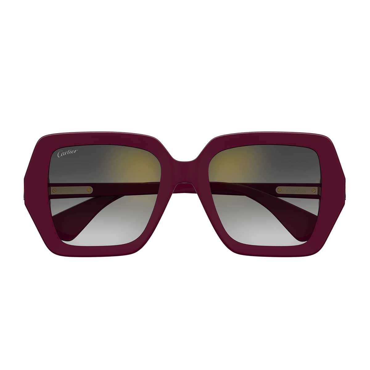 Cartier Occhiali da Sole CT0507S 003 Burgundy/Grigio Donna