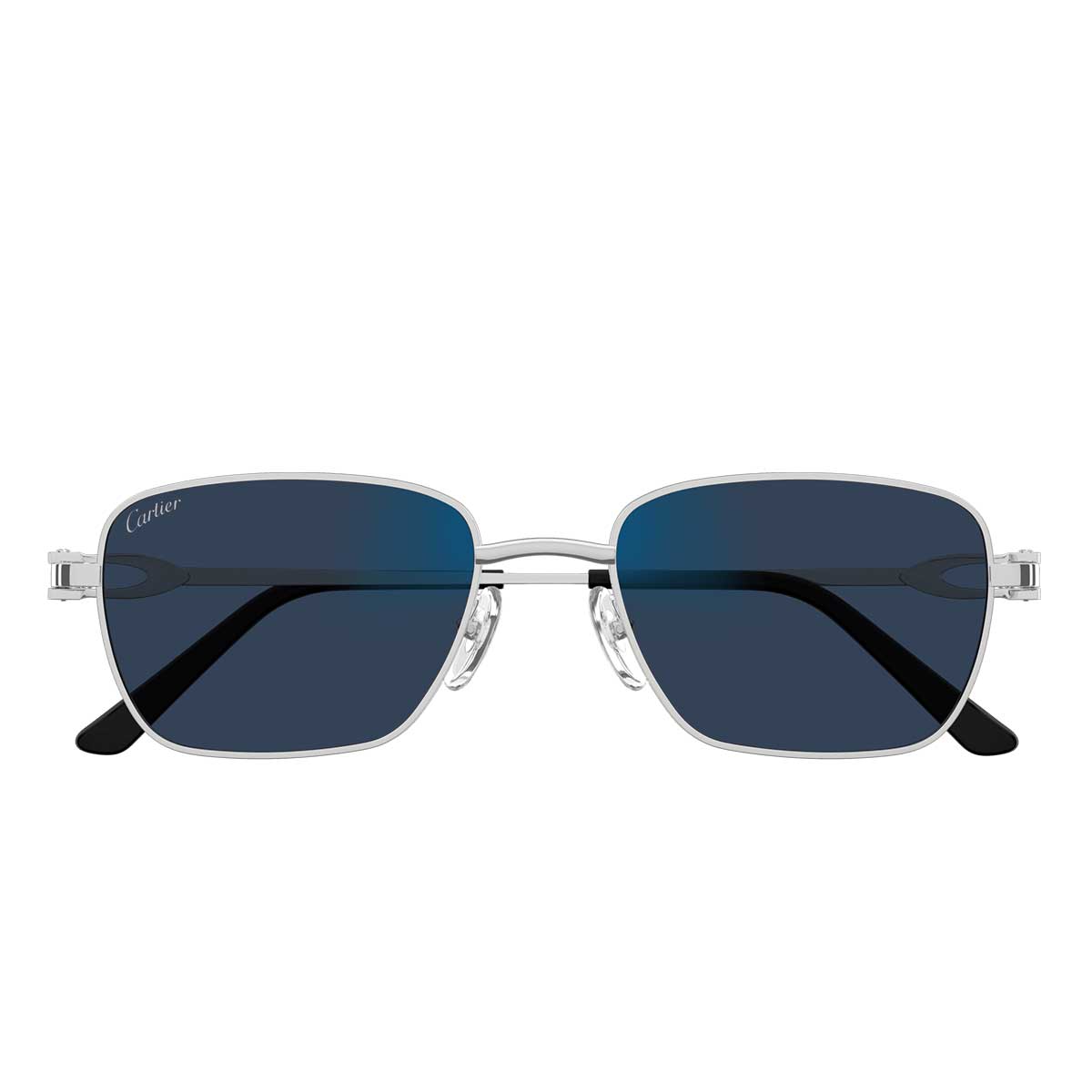Cartier Occhiali da Sole CT0519S 001 Argento/Trasparente Uomo Fotocromatici 3