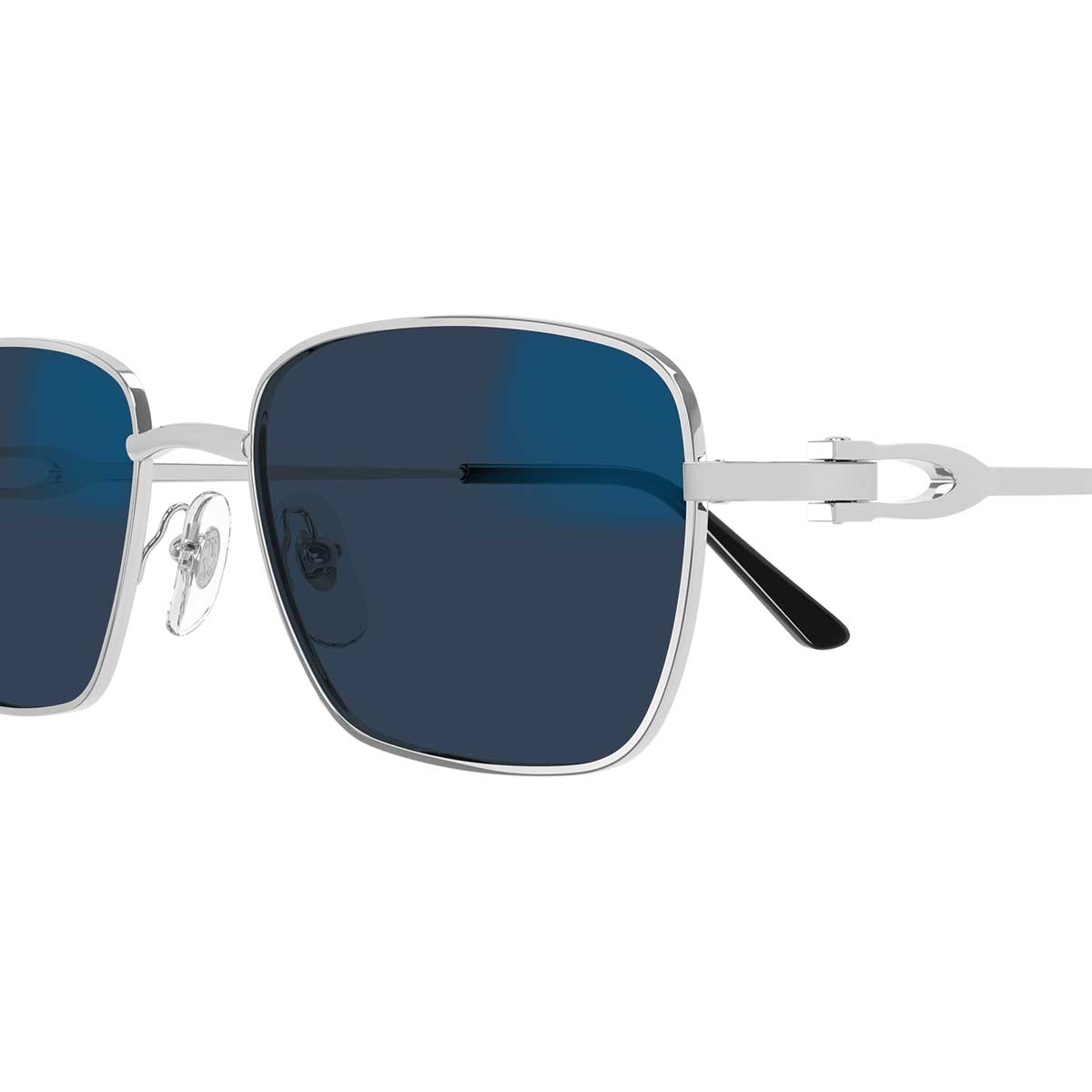 Cartier Occhiali da Sole CT0519S 001 Argento/Trasparente Uomo Fotocromatici 9