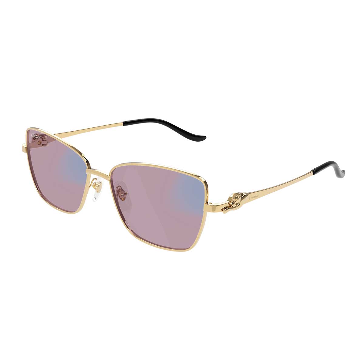 Cartier Occhiali da Sole CT0523S 001 Oro/Trasparente Donna Fotocromatici 5