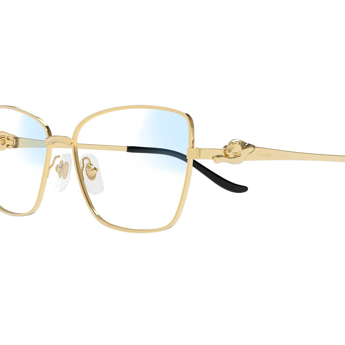 Cartier Occhiali da Sole CT0523S 001 Oro/Trasparente Donna Fotocromatici 7