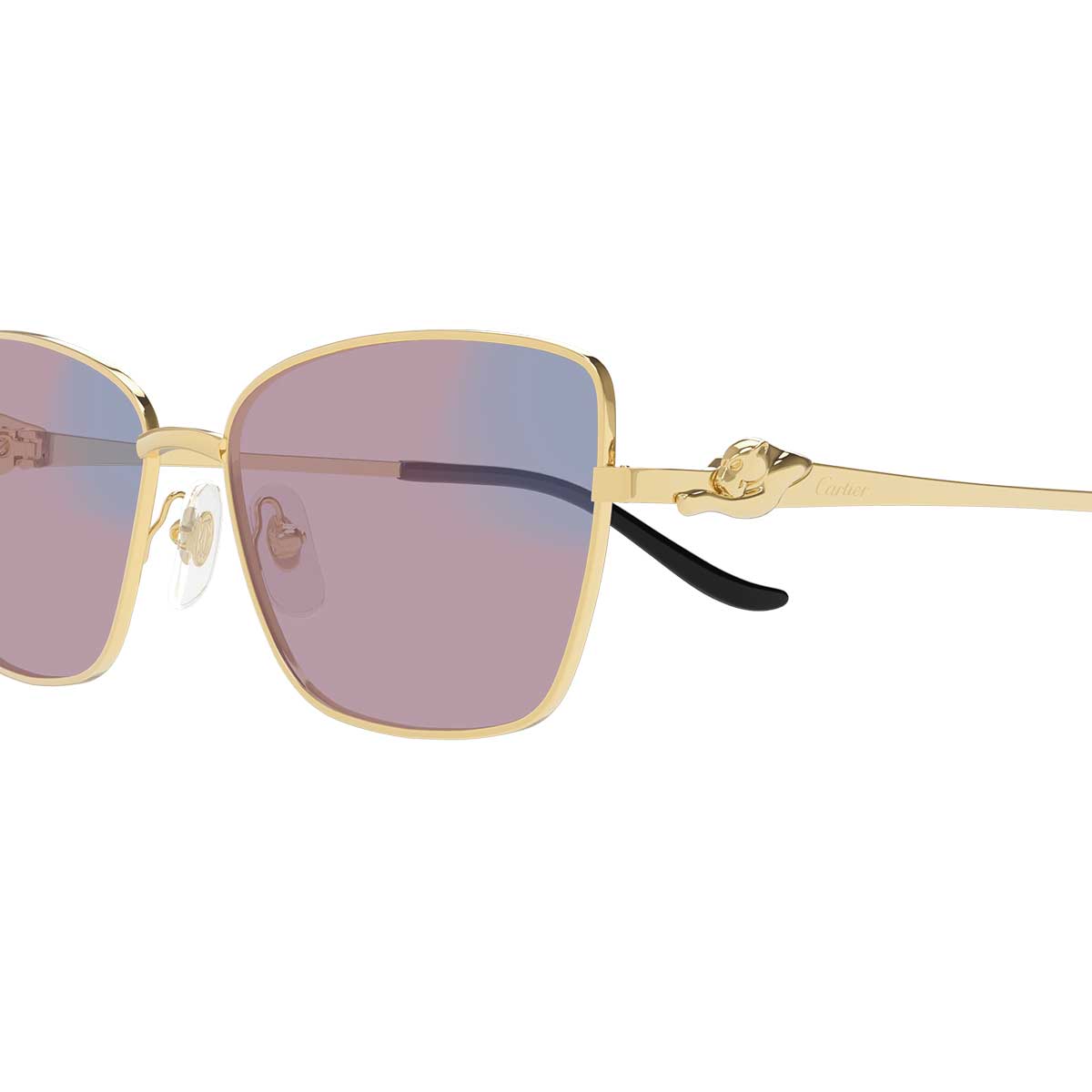 Cartier Occhiali da Sole CT0523S 001 Oro/Trasparente Donna Fotocromatici 8