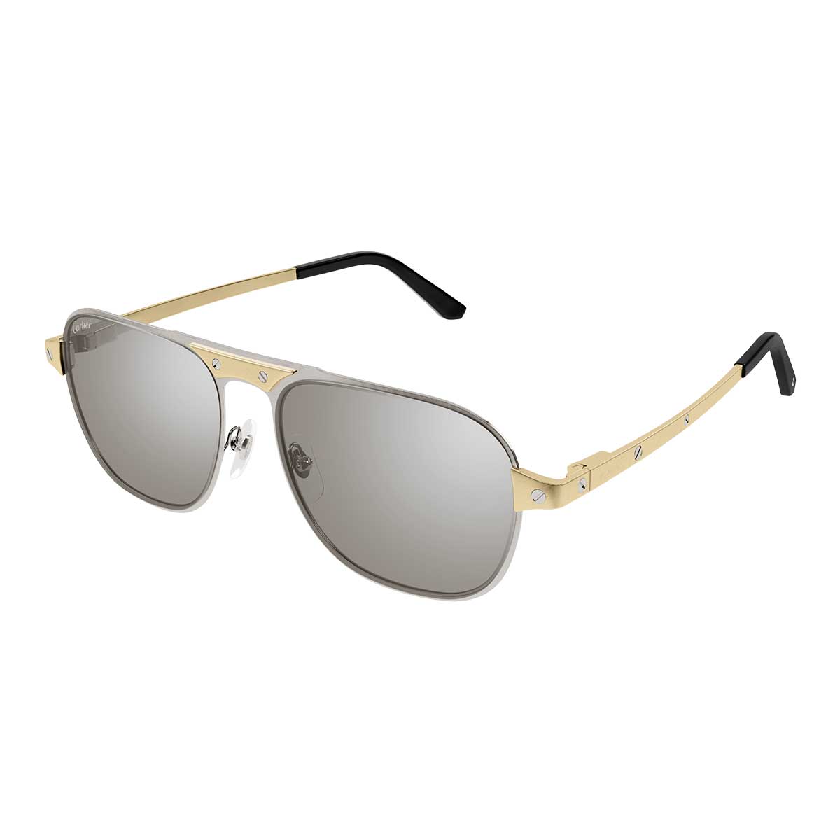 Cartier Occhiali da Sole CT0532S 005 ArgentoOro/Argento Uomo 2