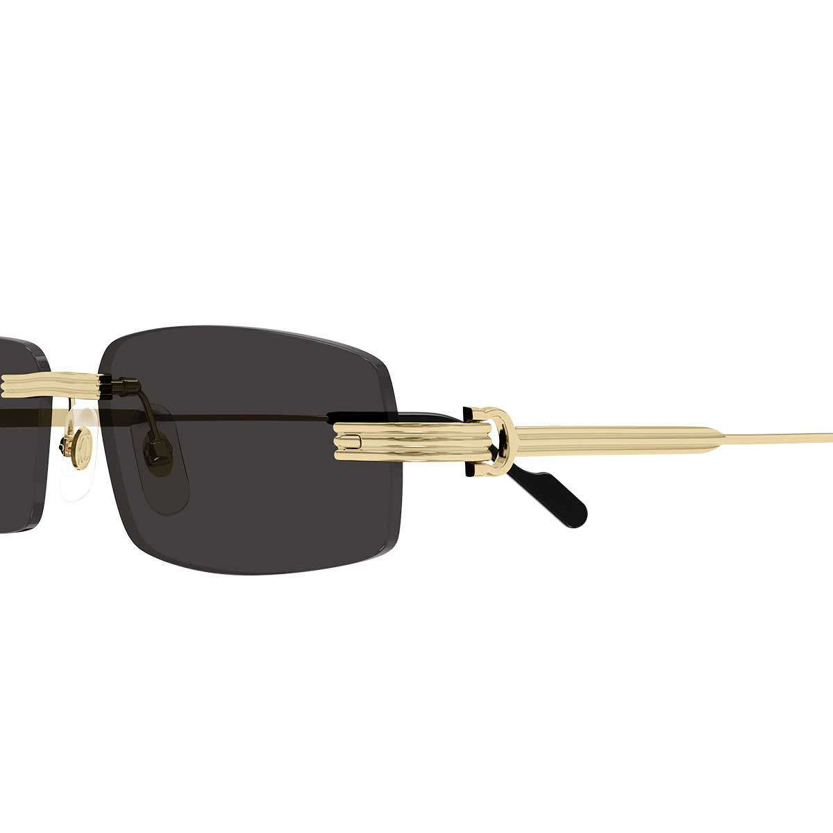 Cartier Occhiali da Sole CT0535S 001 Oro/Grigio Uomo 3