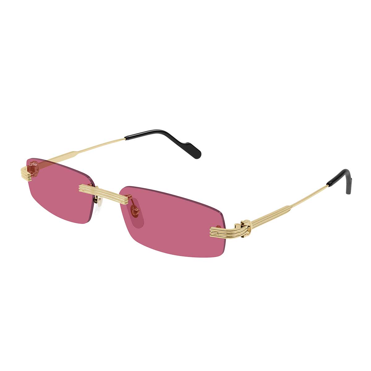 Cartier Occhiali da Sole CT0535S 004 Oro/Rosa Uomo 2