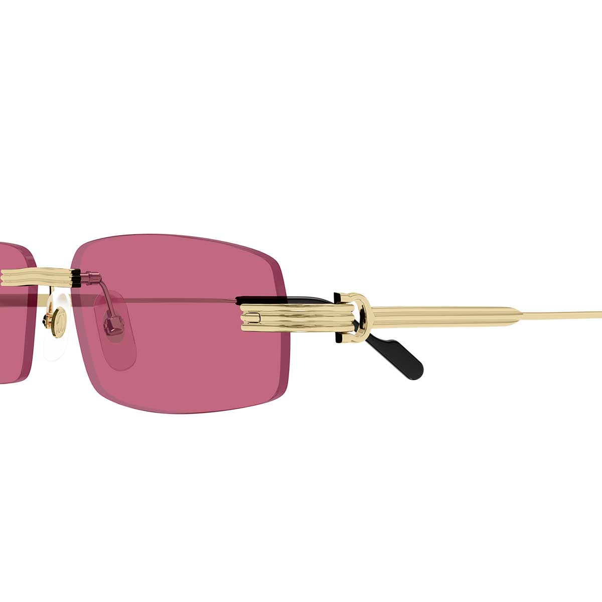 Cartier Occhiali da Sole CT0535S 004 Oro/Rosa Uomo 3