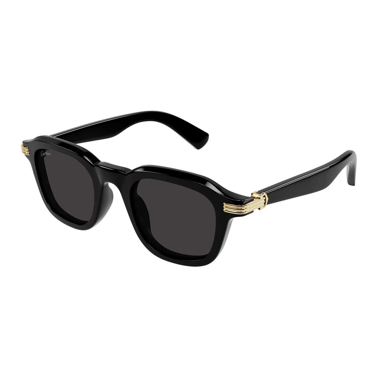 Cartier Occhiali da Sole CT0536S 001 Nero/Grigio Uomo 2