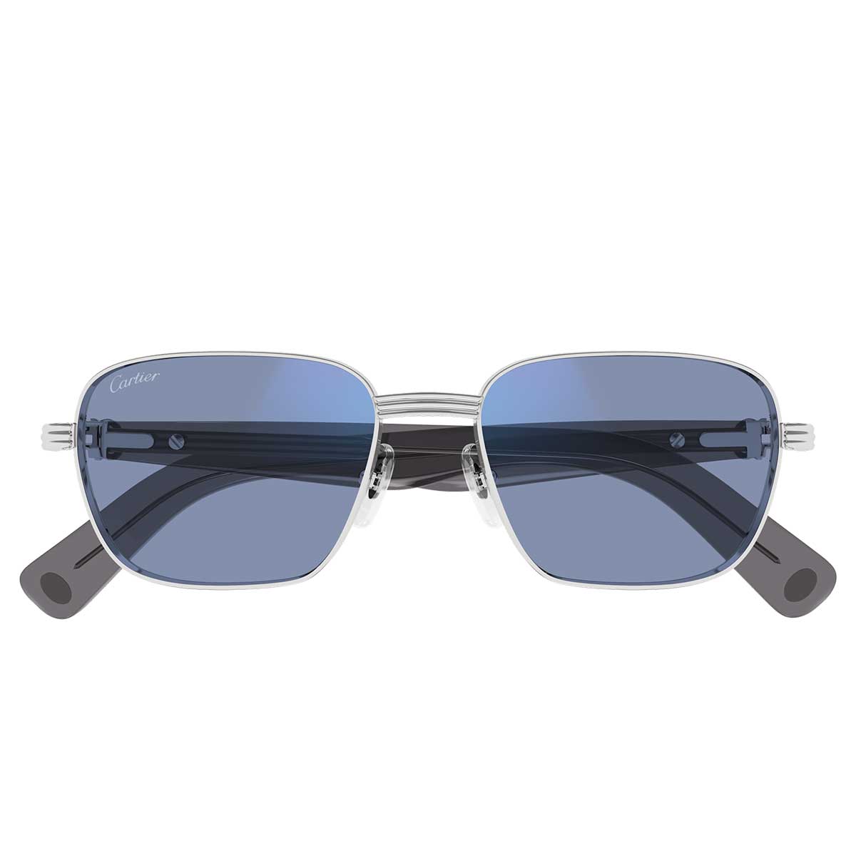 Cartier Occhiali da Sole CT0538S 010 ArgentoGrigio/Trasparente Uomo Fotocromatici 2