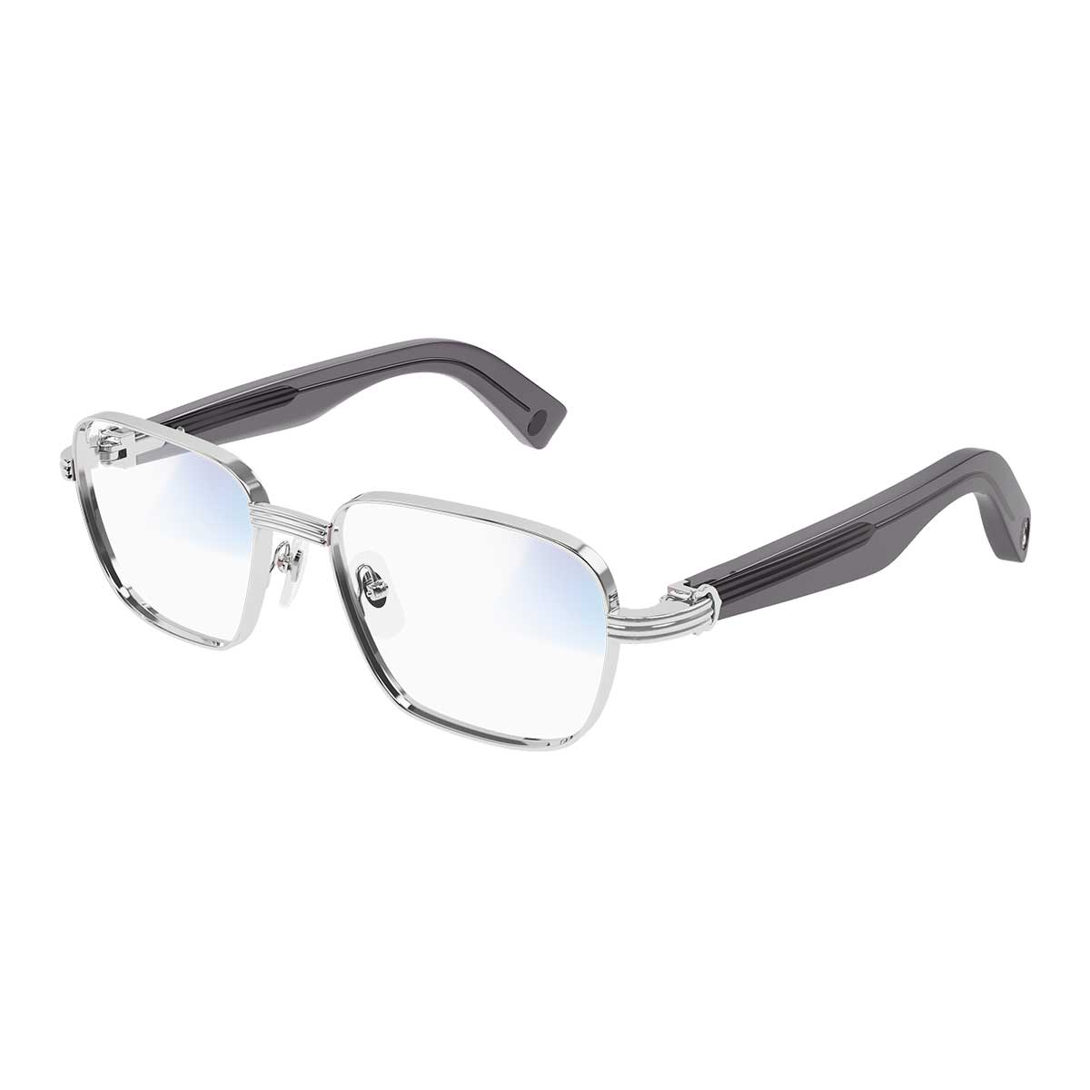 Cartier Occhiali da Sole CT0538S 010 ArgentoGrigio/Trasparente Uomo Fotocromatici 4
