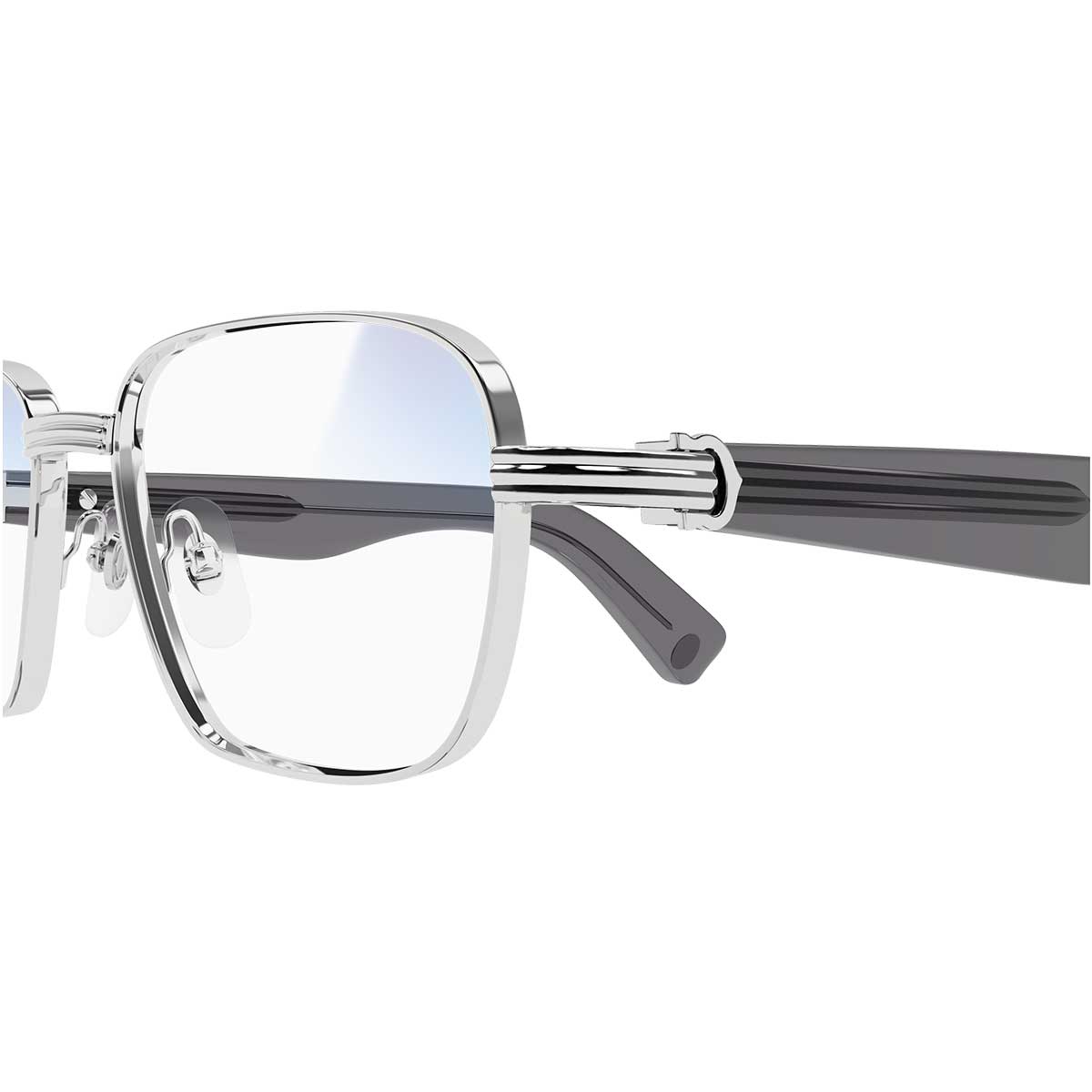 Cartier Occhiali da Sole CT0538S 010 ArgentoGrigio/Trasparente Uomo Fotocromatici 7