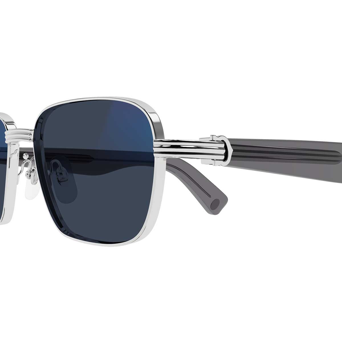 Cartier Occhiali da Sole CT0538S 010 ArgentoGrigio/Trasparente Uomo Fotocromatici 9