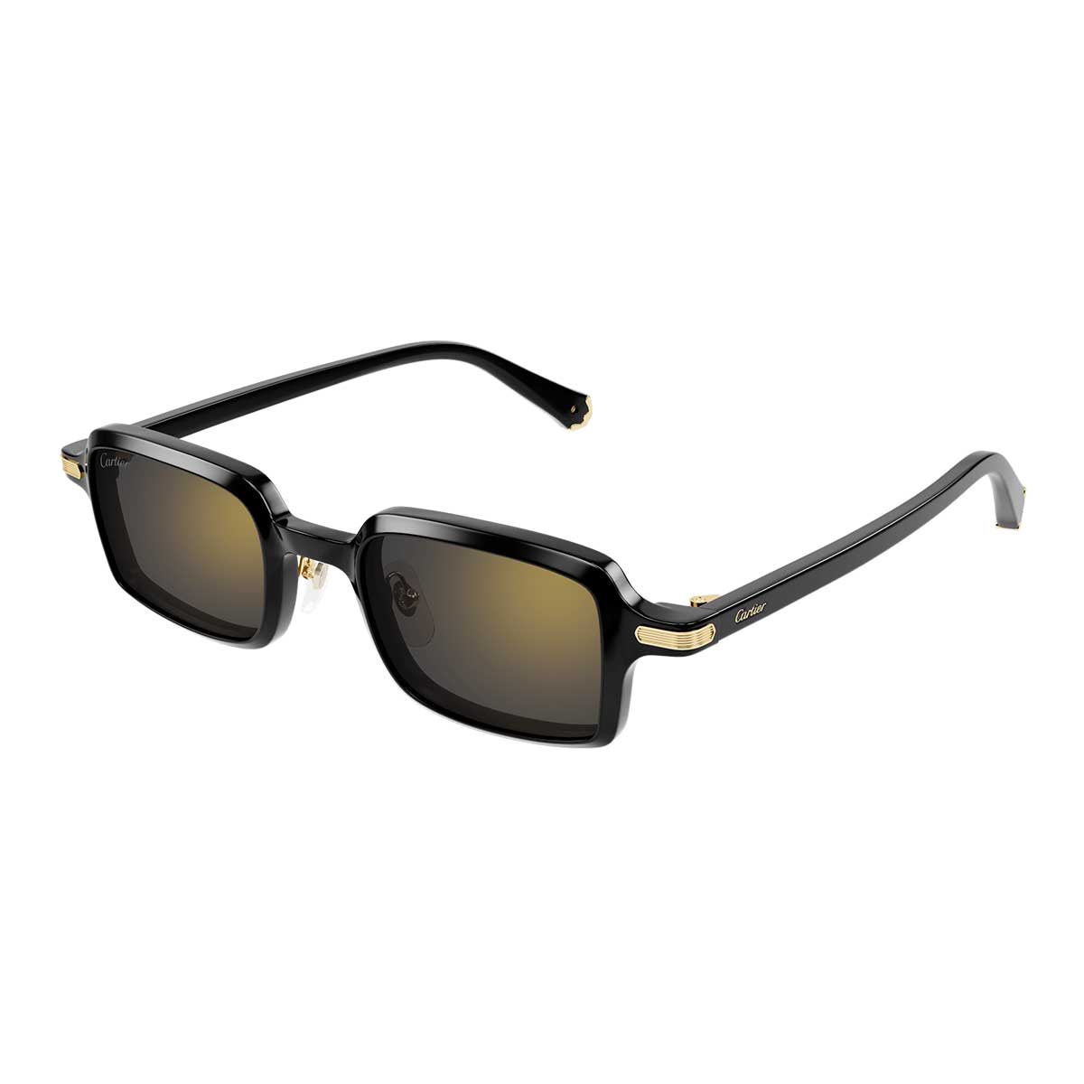 Cartier Occhiali da Sole CT0539S 001 Nero/Grigio Unisex 2