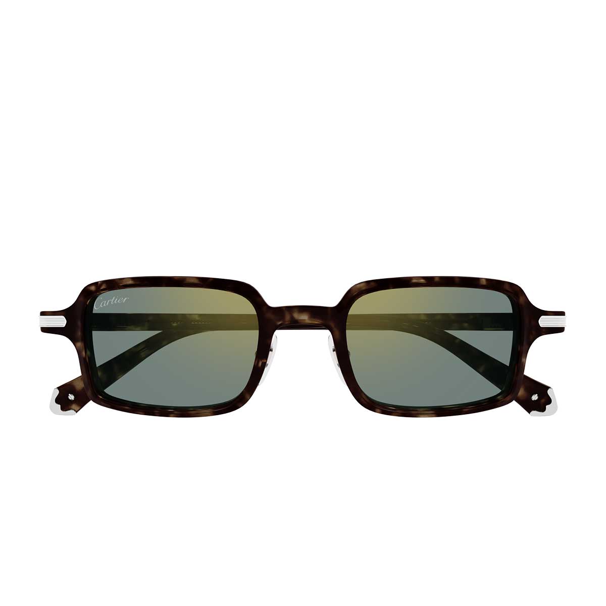 Cartier Occhiali da Sole CT0539S 002 Marrone/Verde Unisex