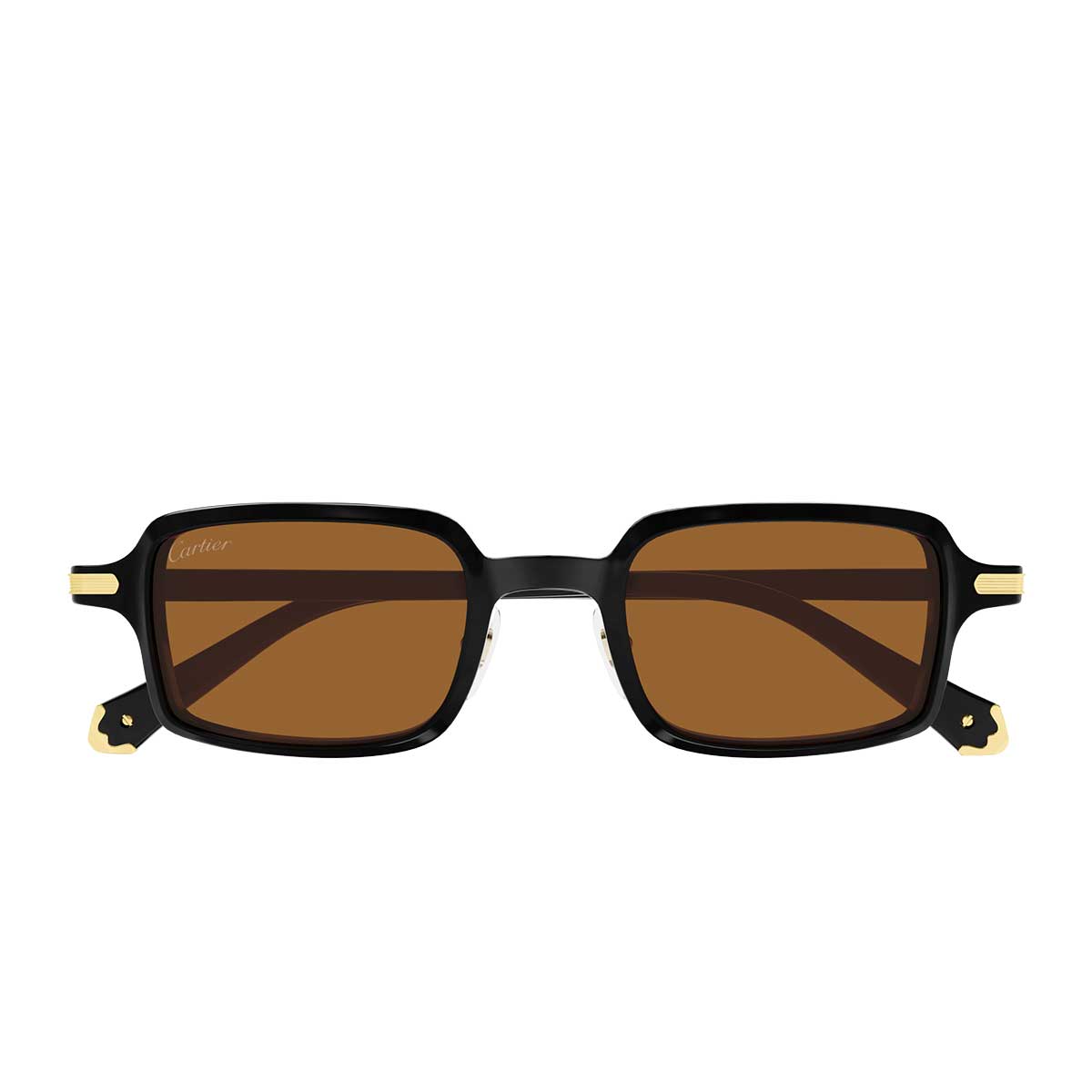 Cartier Occhiali da Sole CT0539S 003 Nero/Arancione Unisex