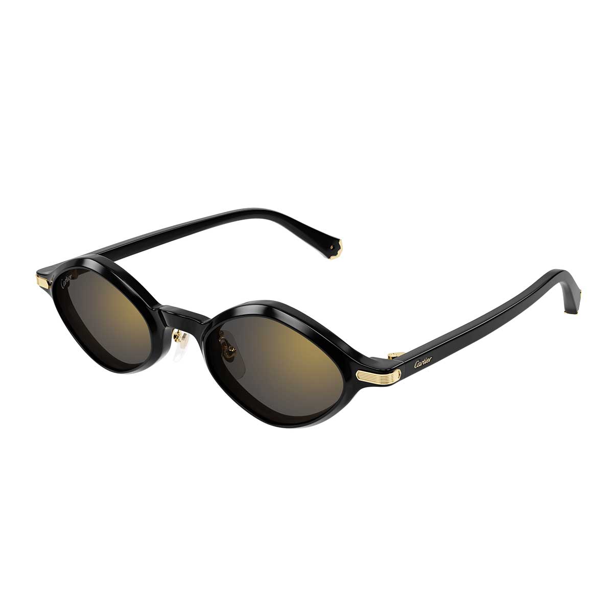 Cartier Occhiali da Sole CT0540S 001 Nero/Grigio Unisex 2