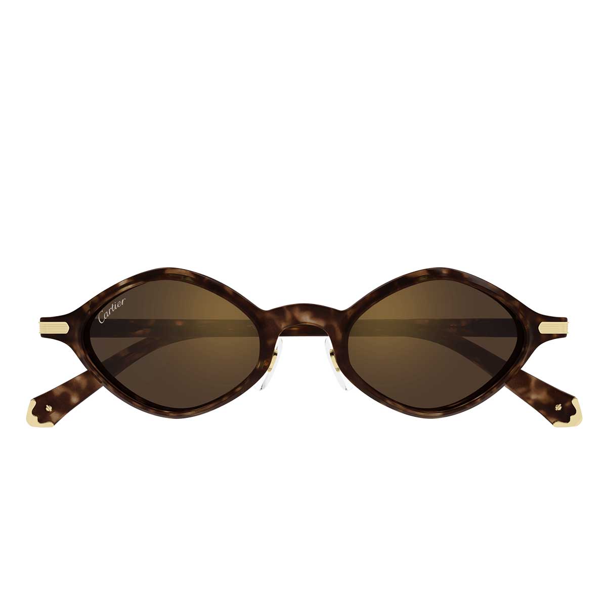 Cartier Occhiali da Sole CT0540S 002 Marrone/Marrone Unisex