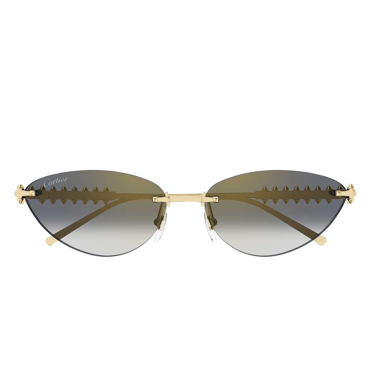 Cartier Occhiali da Sole CT0543S 001 Oro/Grigio Donna