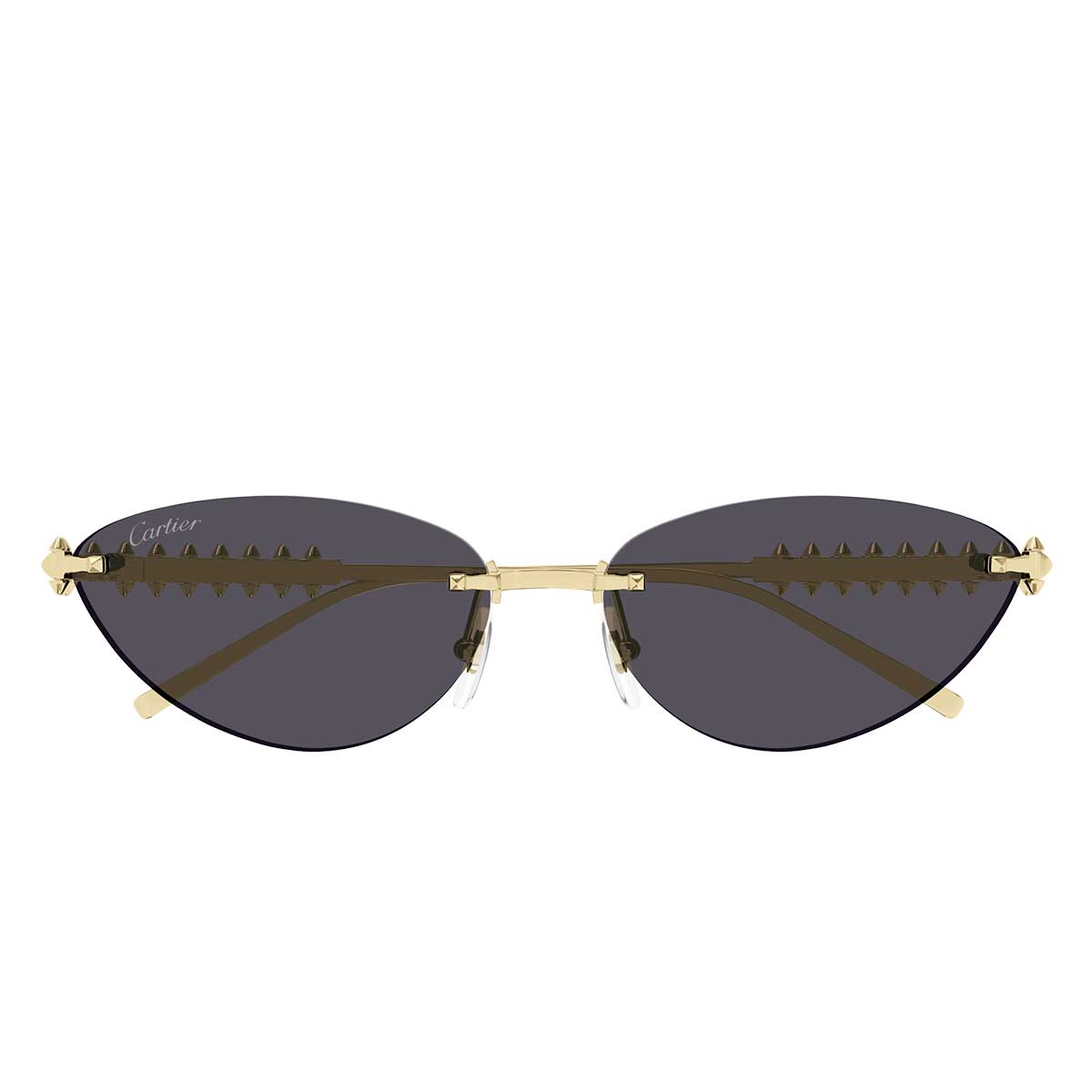 Cartier Occhiali da Sole CT0543S 002 Oro/Grigio Fumo Donna