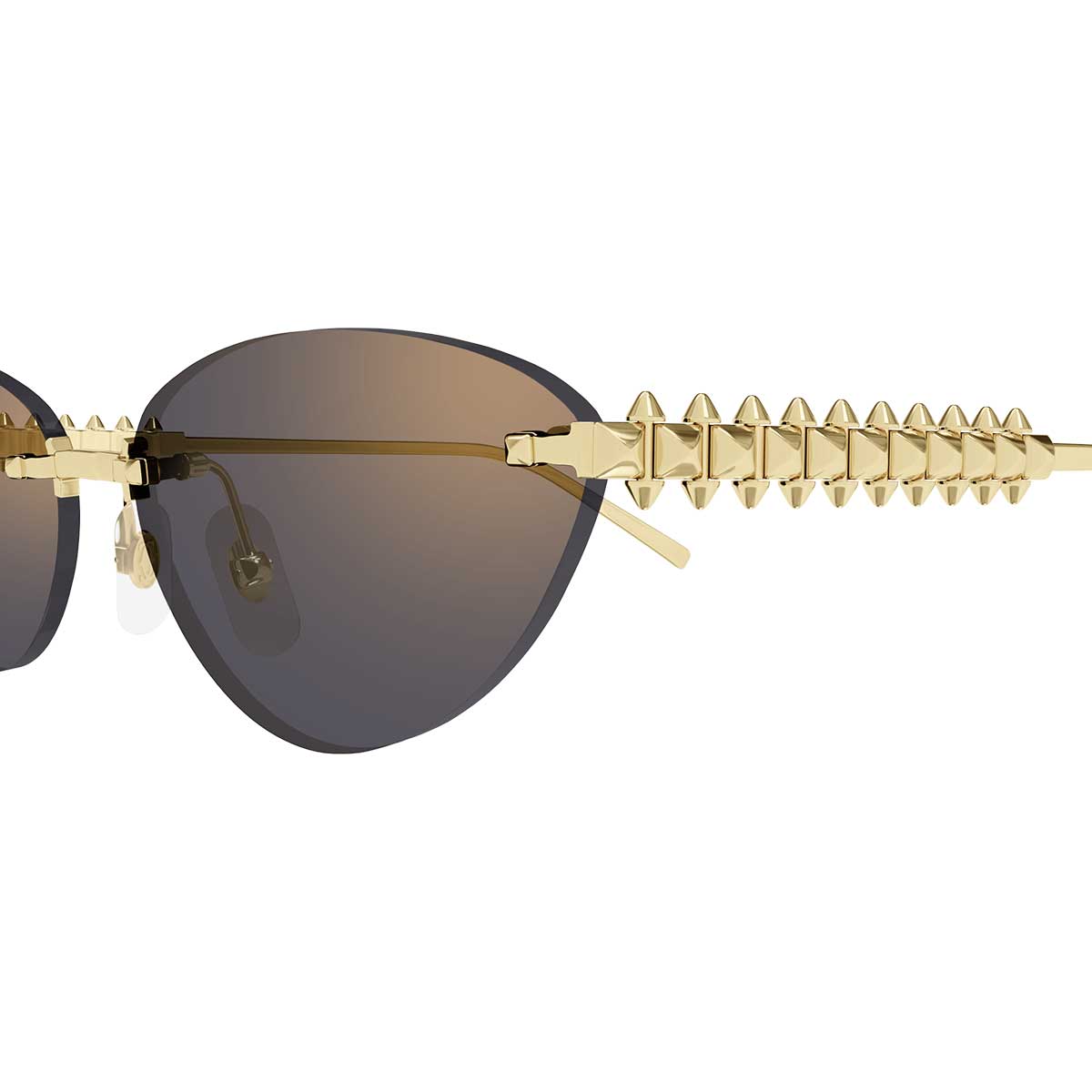 Cartier Occhiali da Sole CT0543S 003 Oro/Rosa Donna 3