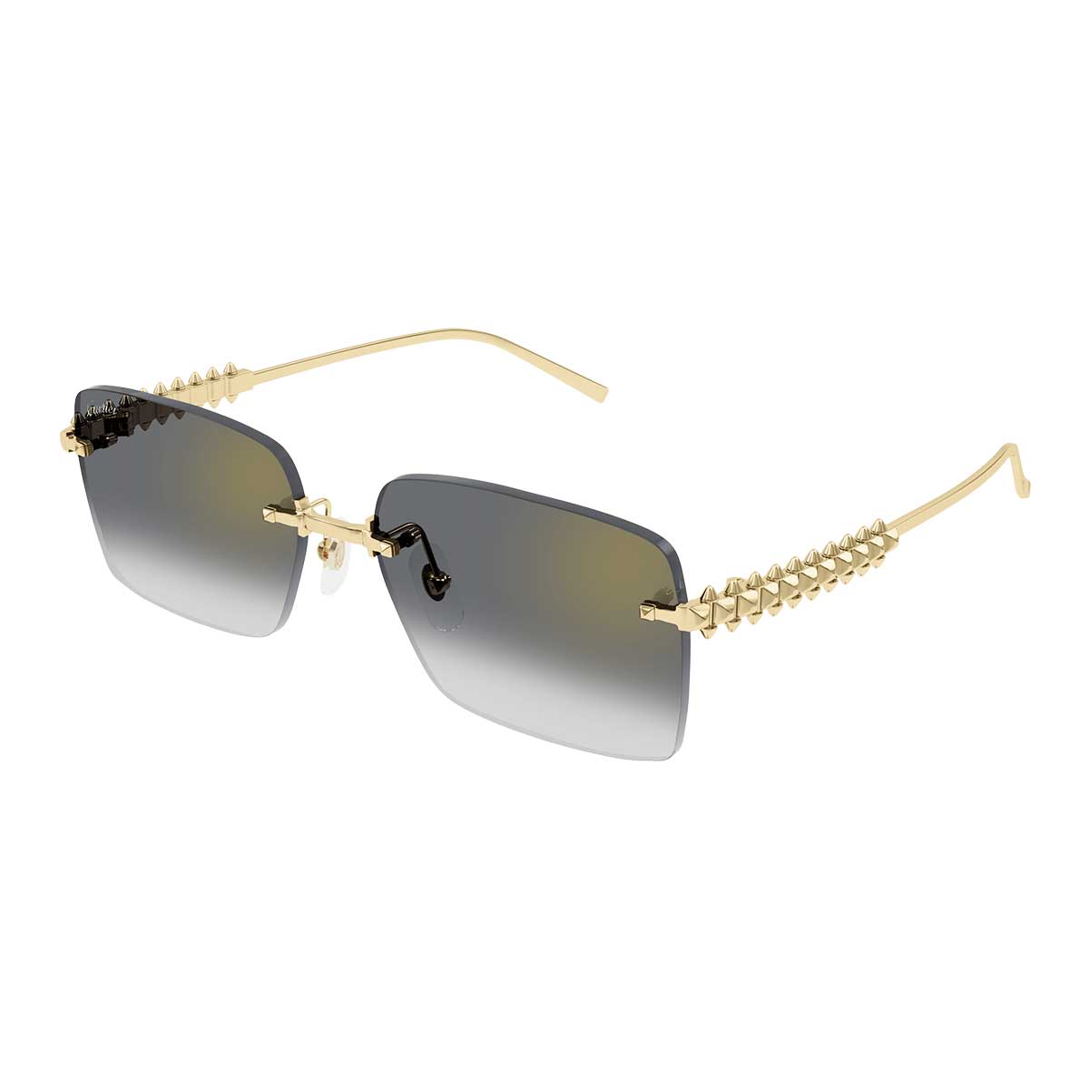 Cartier Occhiali da Sole CT0545S 001 Oro/Grigio Donna 2