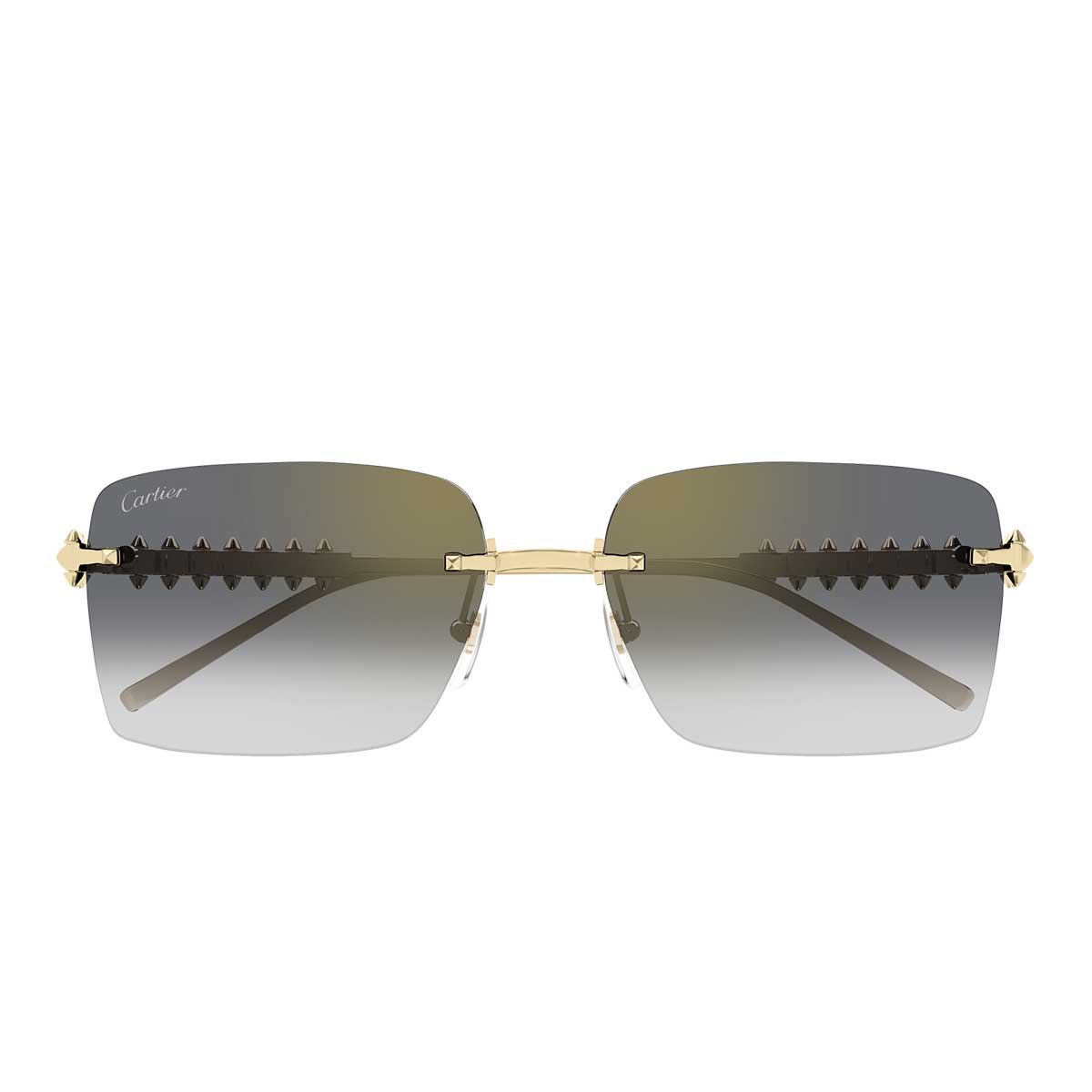 Cartier Occhiali da Sole CT0545S 001 Oro/Grigio Donna