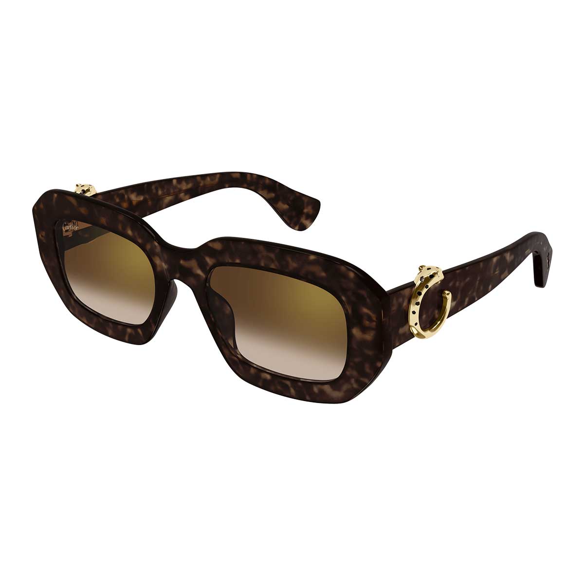 Cartier Occhiali da Sole CT0546S 002 Marrone/Marrone Donna 2
