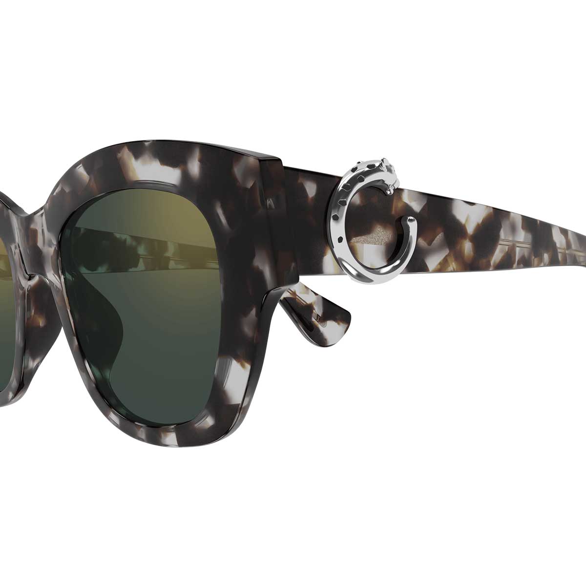 Cartier Occhiali da Sole CT0547S 004 Marrone/Verde Donna 3