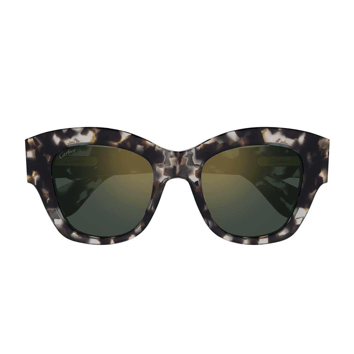 Cartier Occhiali da Sole CT0547S 004 Marrone/Verde Donna