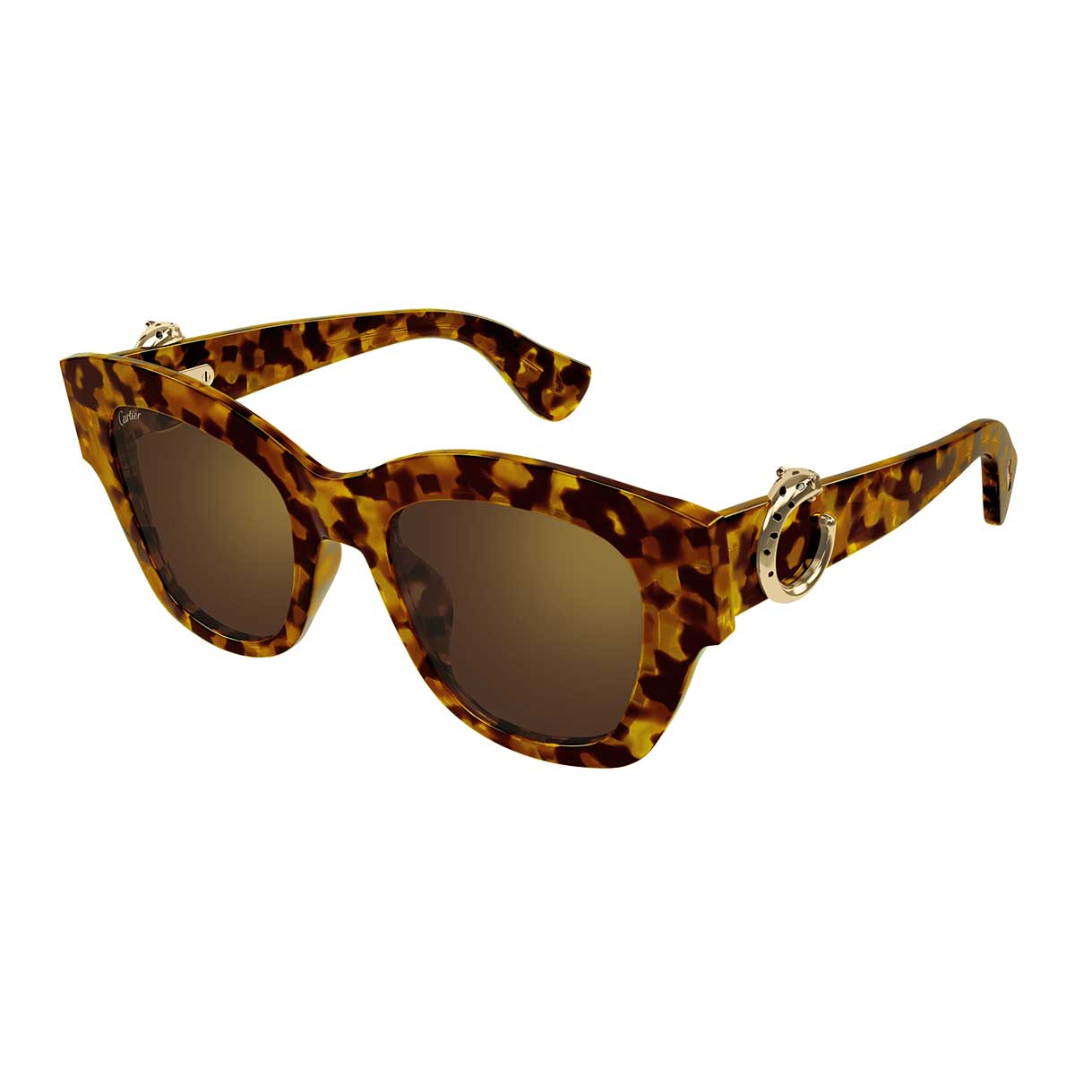 Cartier Occhiali da Sole CT0547S 005 Marrone/Marrone Donna 2