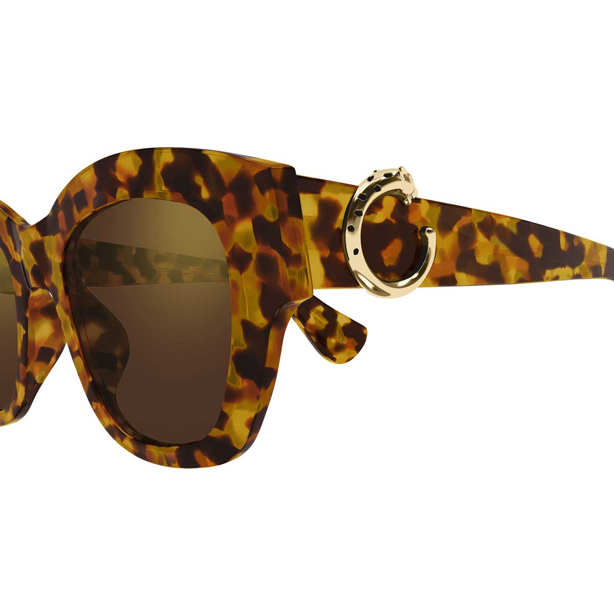 Cartier Occhiali da Sole CT0547S 005 Marrone/Marrone Donna 3