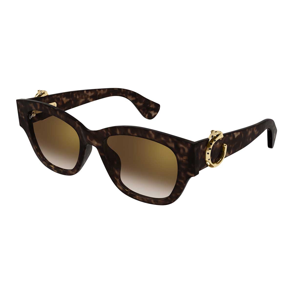 Cartier Occhiali da Sole CT0548SA 002 Marrone/Marrone Donna 2