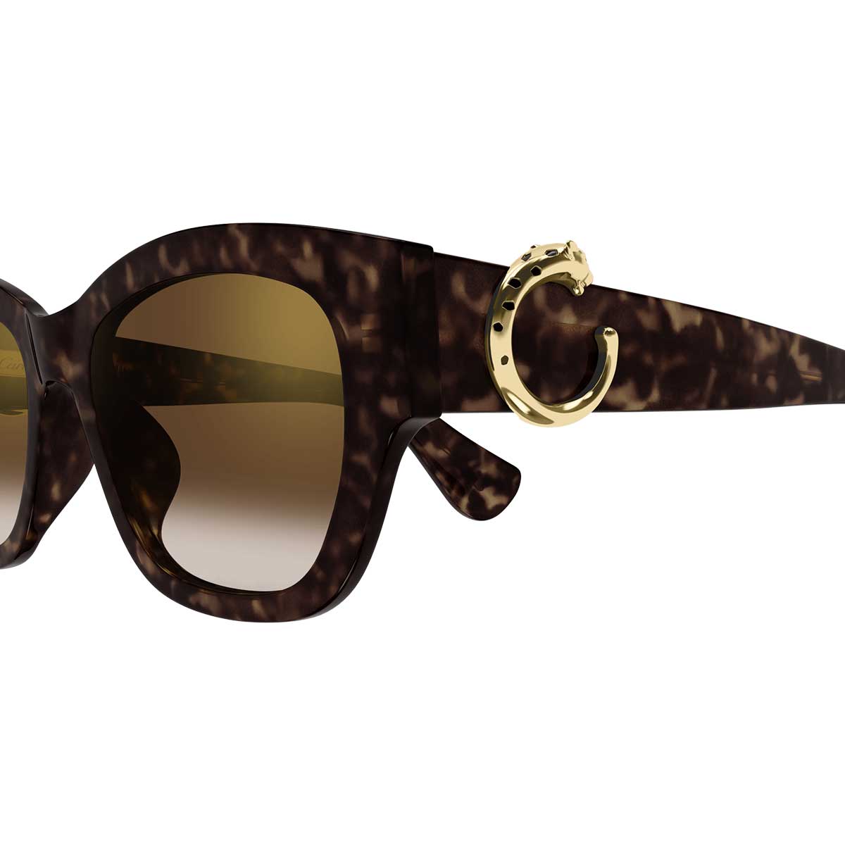 Cartier Occhiali da Sole CT0548SA 002 Marrone/Marrone Donna 3