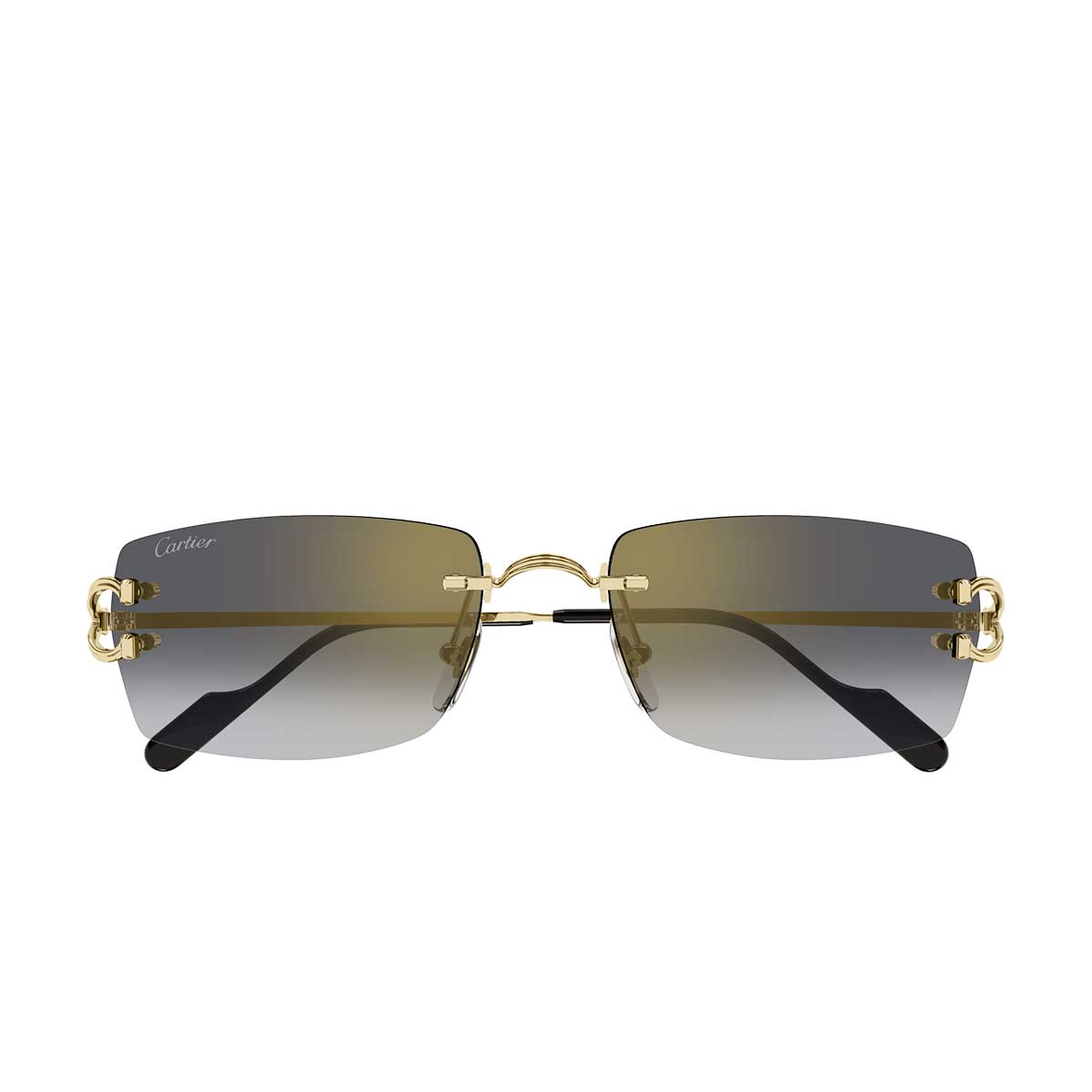 Cartier Occhiali da Sole CT0550S 001 Oro/Grigio Uomo
