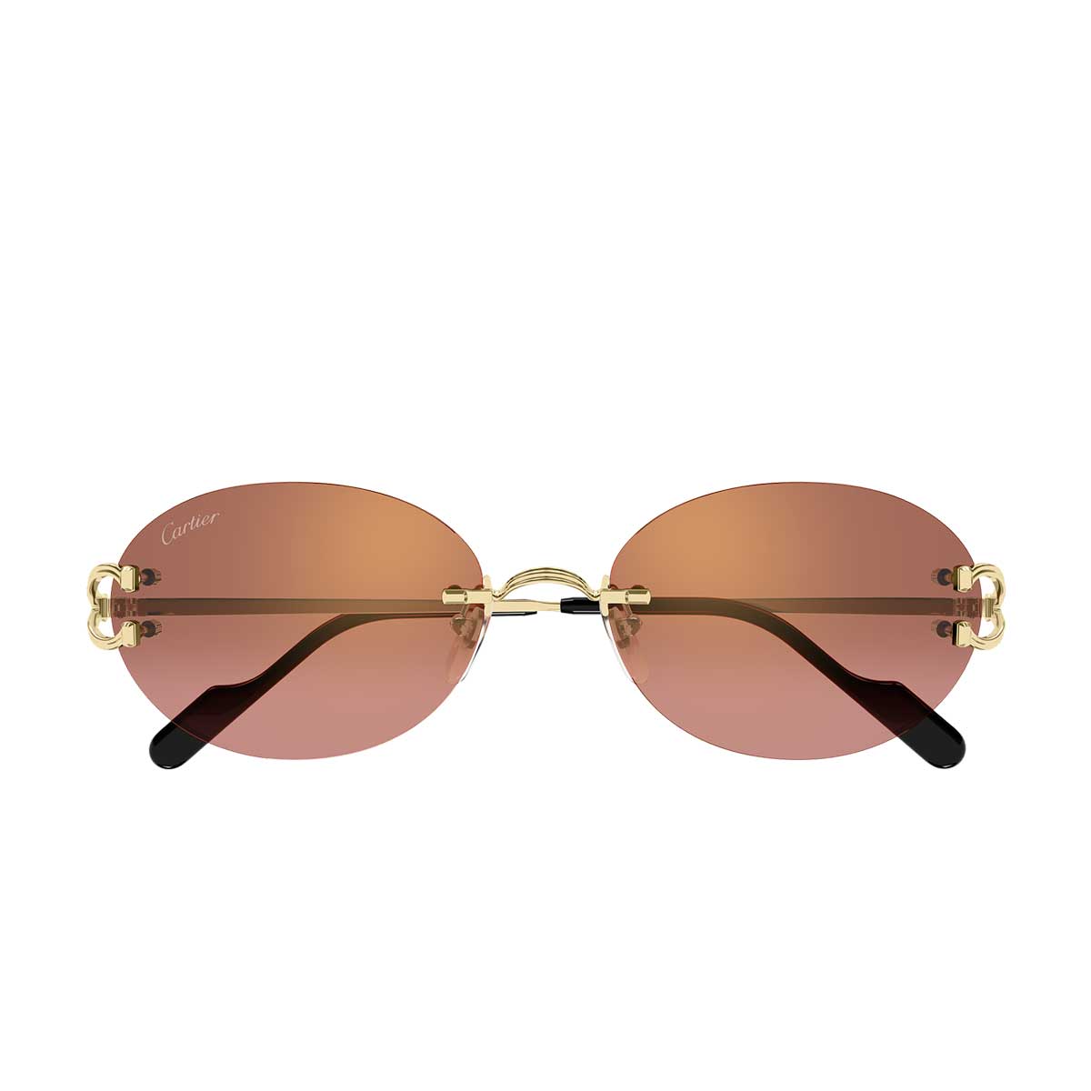 Cartier Occhiali da Sole CT0551S 005 Oro/Rosso Unisex