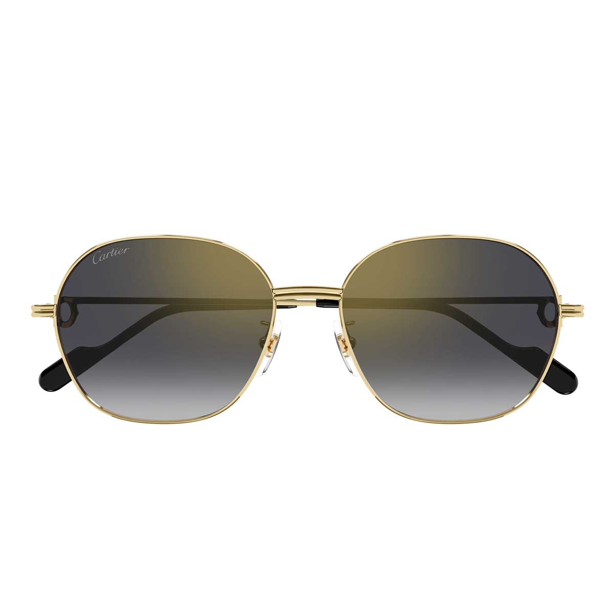 Cartier Occhiali da Sole CT0569SA 001 Oro/Grigio Donna