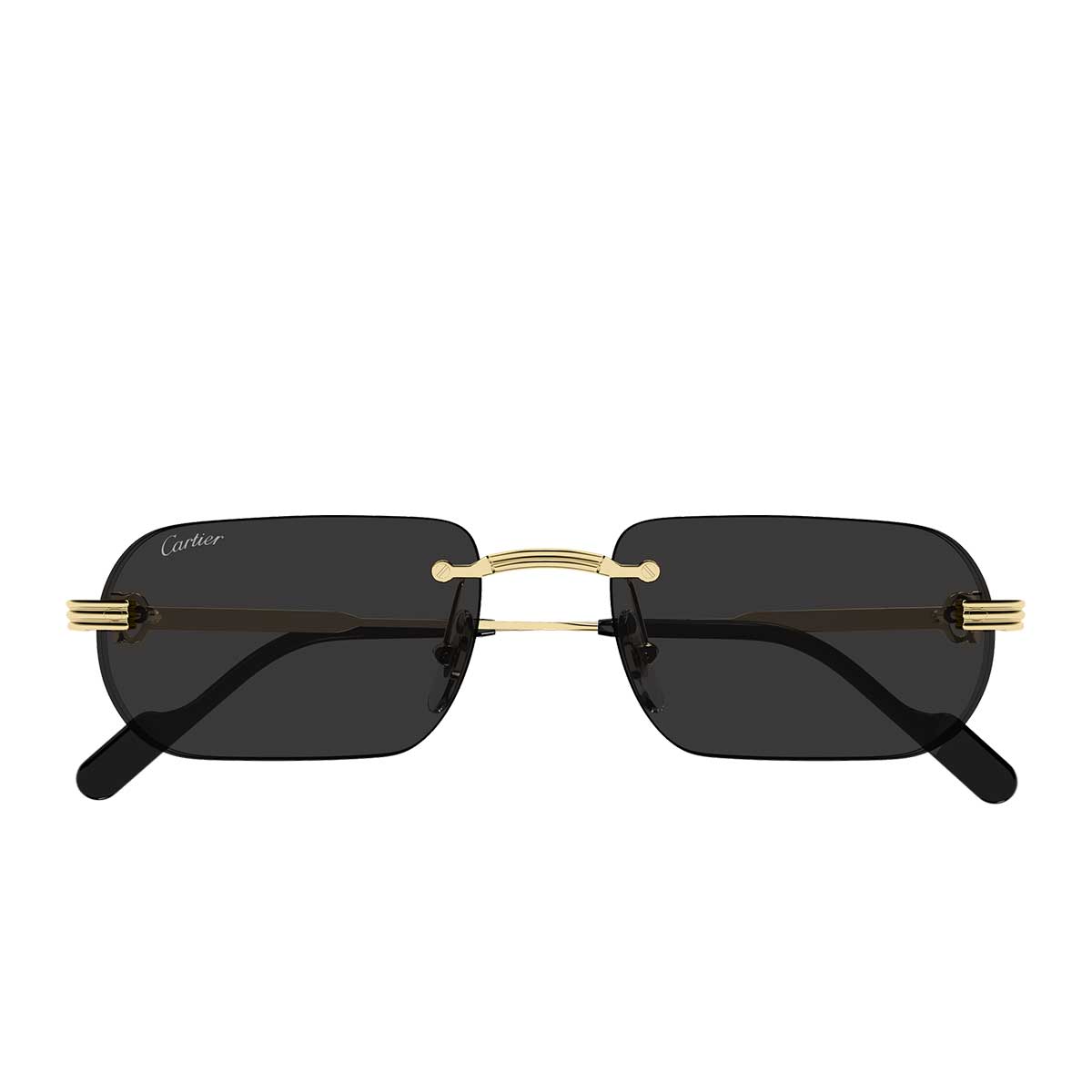 Cartier Occhiali da Sole CT0577S 001 Oro/Grigio Uomo