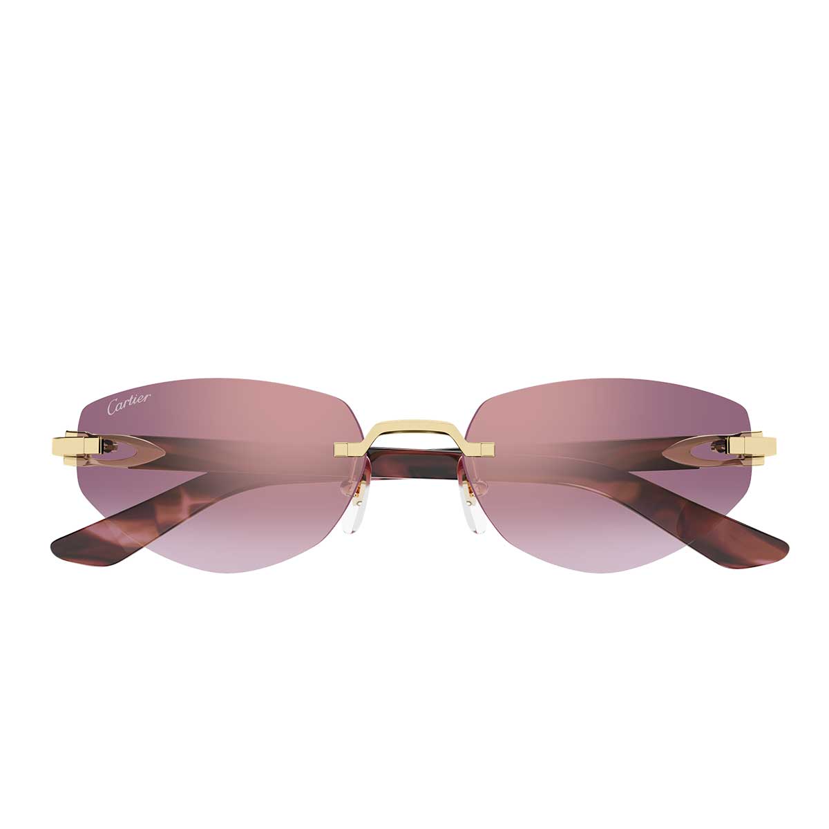 Cartier Occhiali da Sole CT0580S 002 OroRosso/Rosso Donna