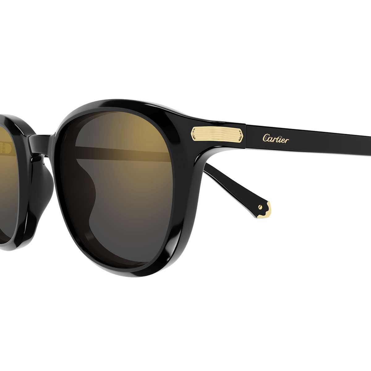 Cartier Occhiali da Sole CT0584S 001 Nero/Grigio Unisex 3