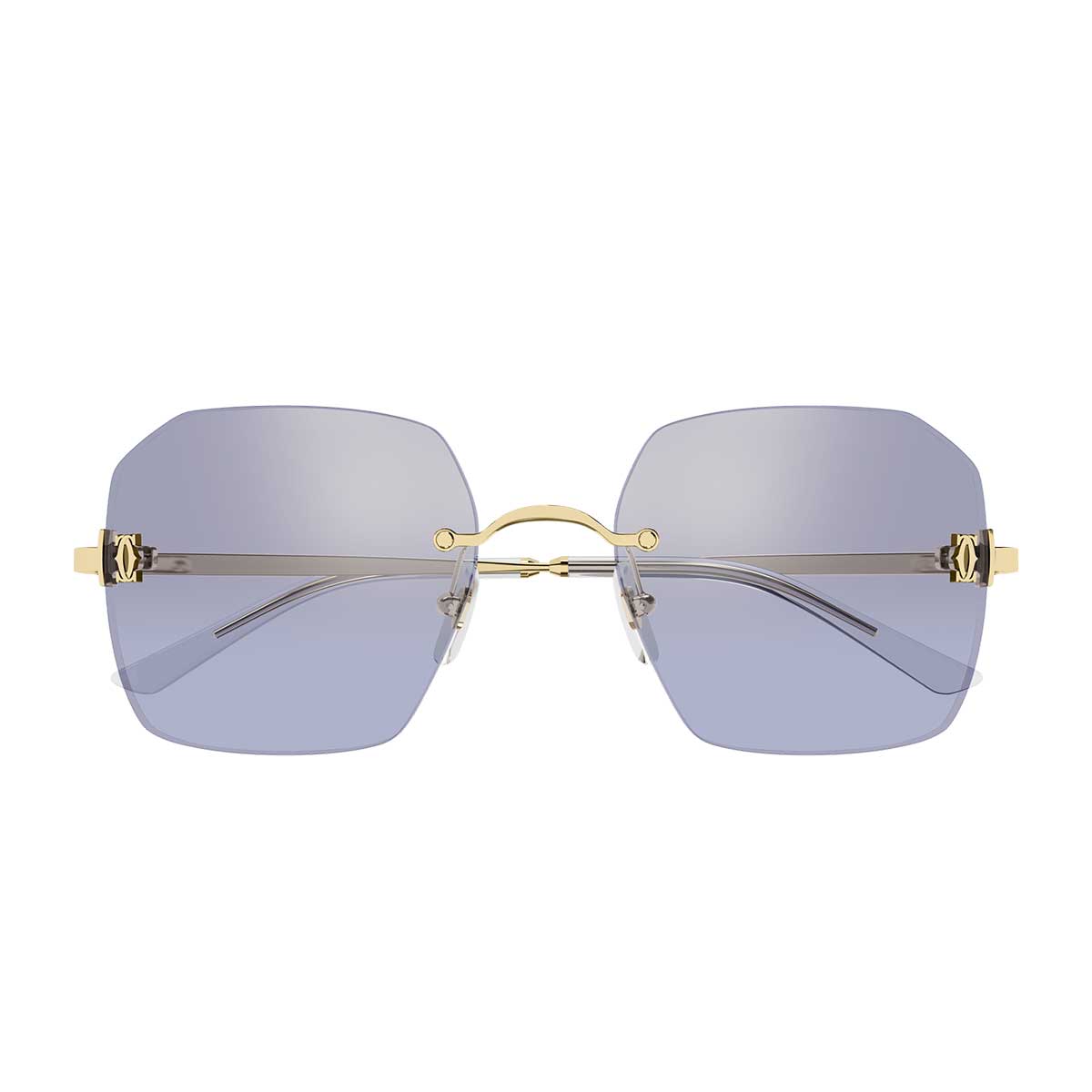 Cartier Occhiali da Sole CT0591S 004 Oro/Viola Donna