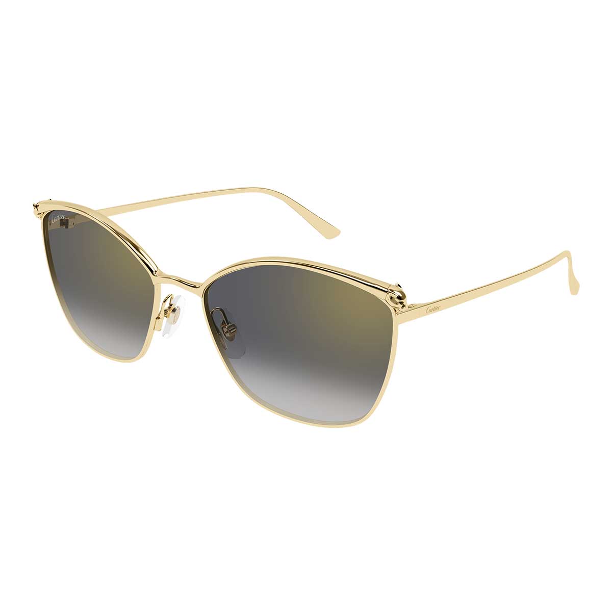Cartier Occhiali da Sole CT0595S 001 Oro/Grigio Donna