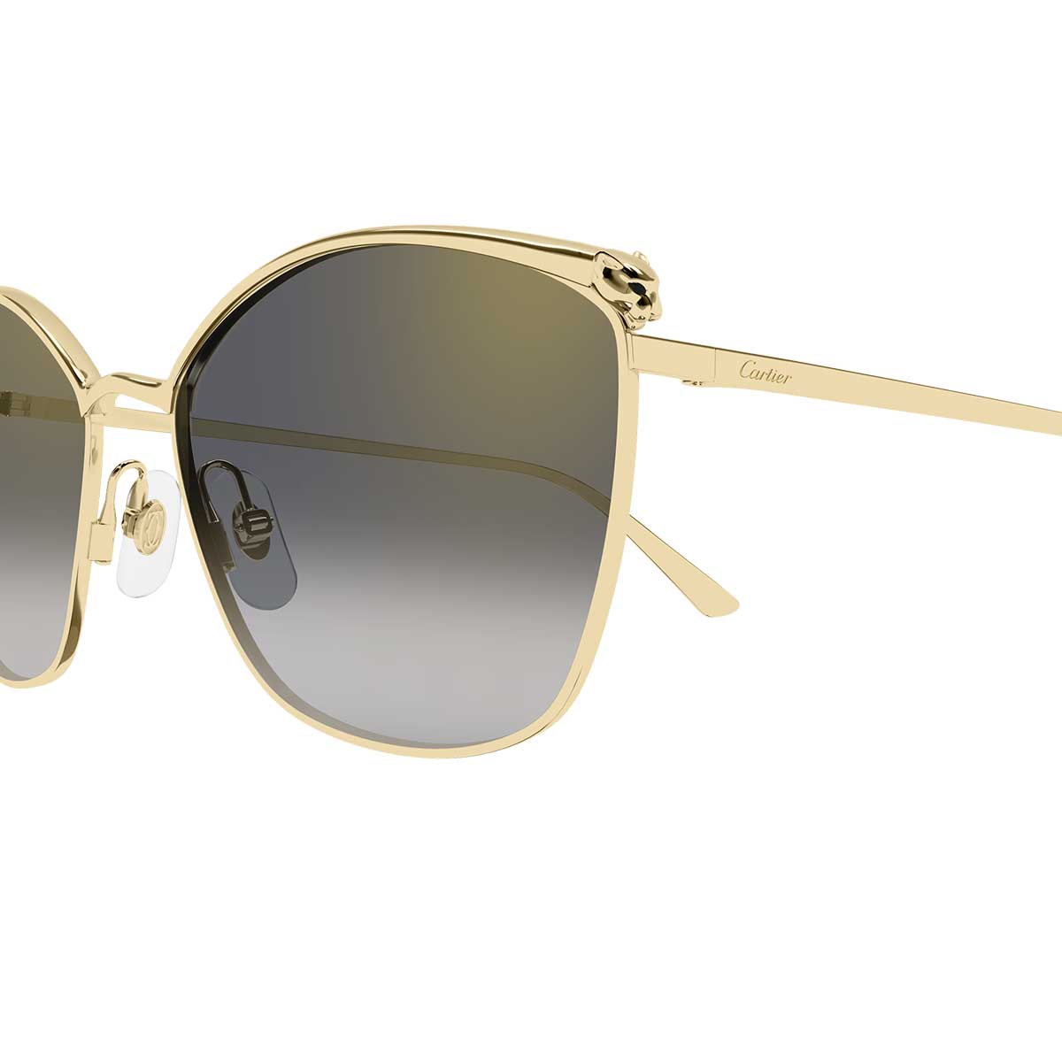 Cartier Occhiali da Sole CT0595S 001 Oro/Grigio Donna