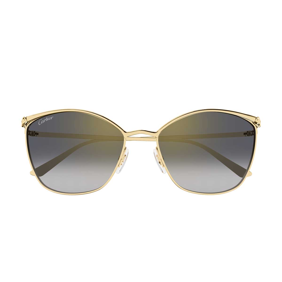 Cartier Occhiali da Sole CT0595S 001 Oro/Grigio Donna