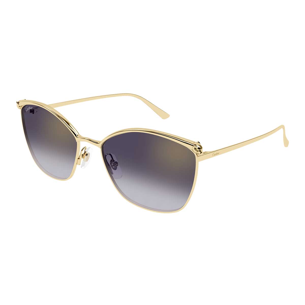Cartier Occhiali da Sole CT0595S 004 Oro/Viola Donna