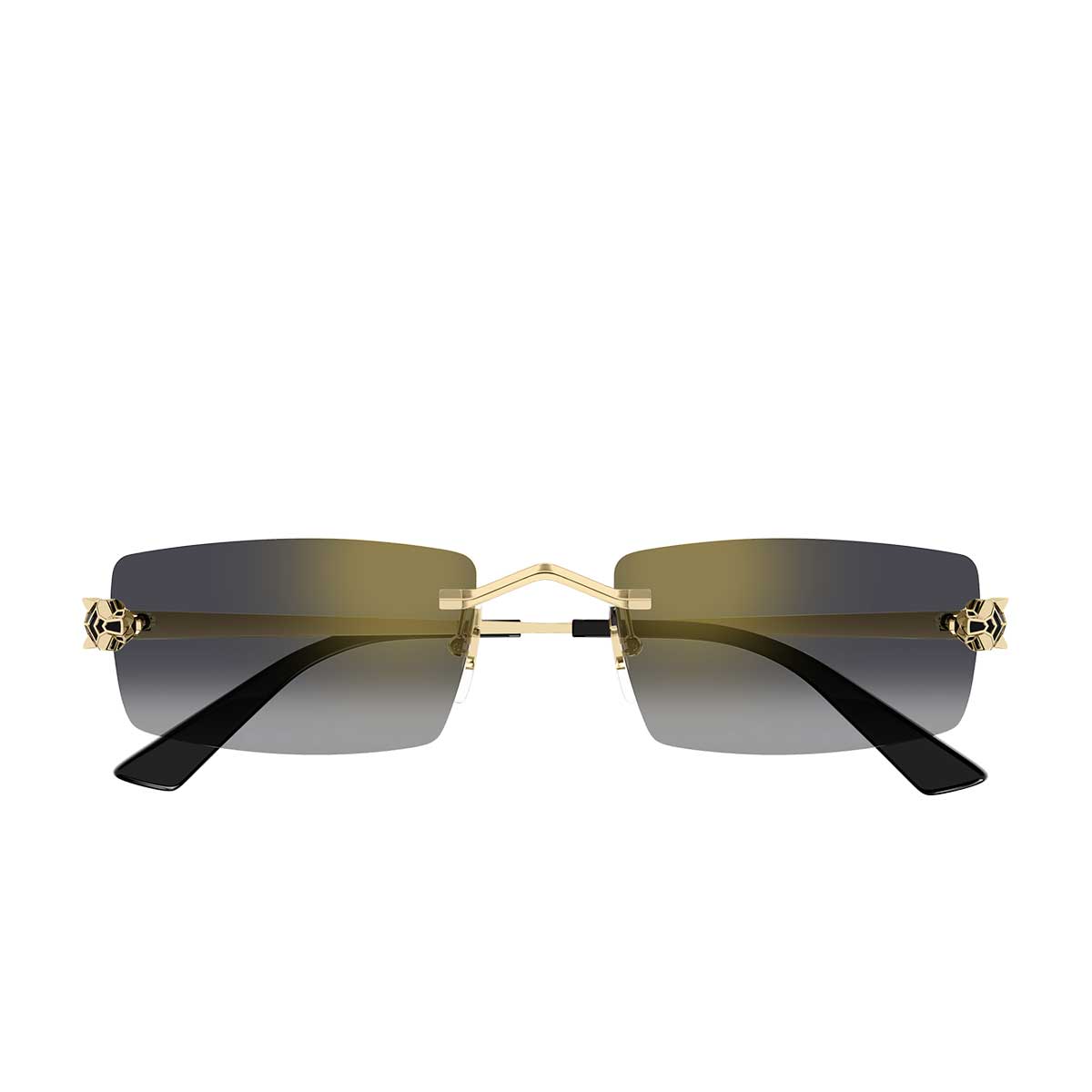 Cartier Occhiali da Sole CT0598S 001 Oro/Grigio Unisex