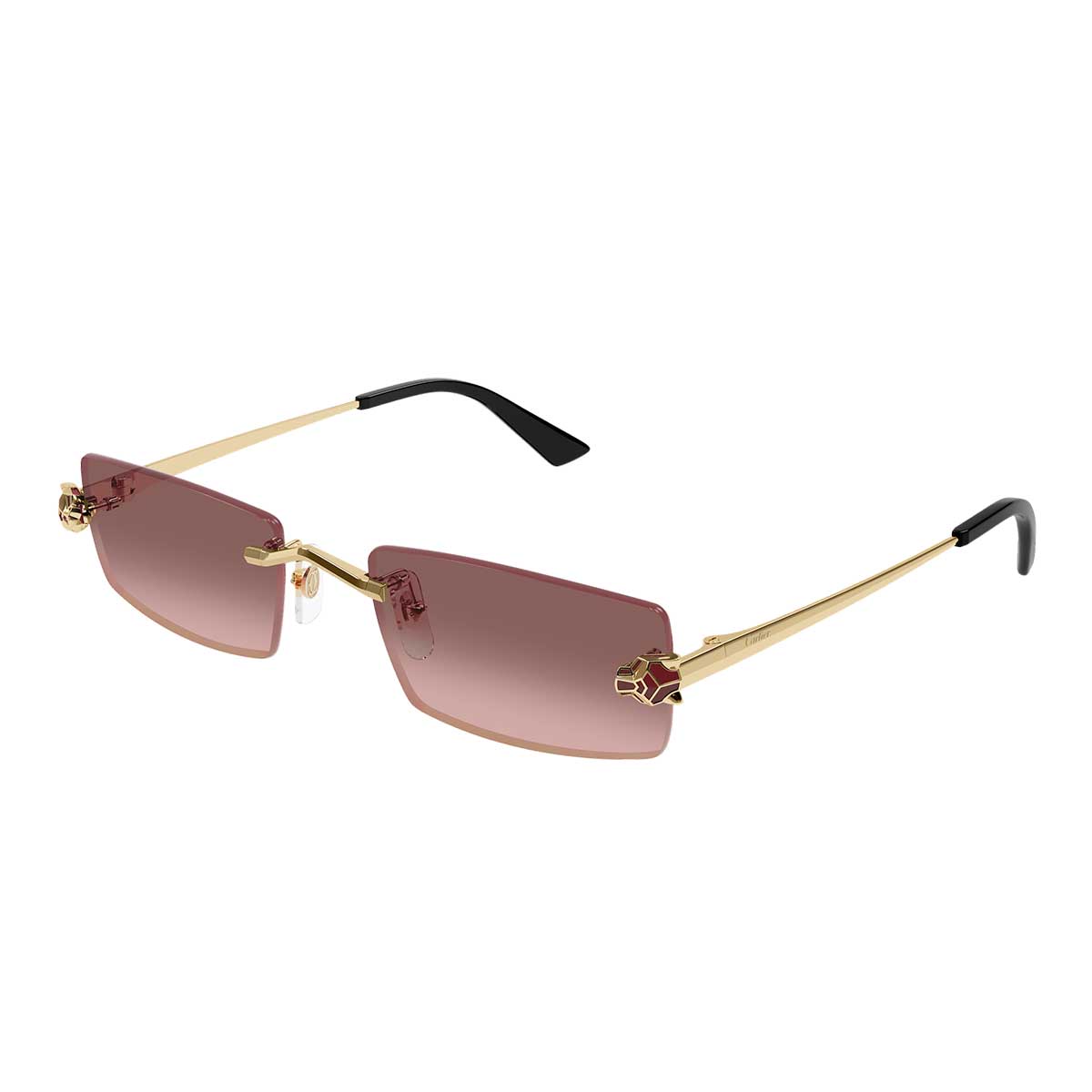 Cartier Occhiali da Sole CT0598S 004 Oro/Rosso Unisex