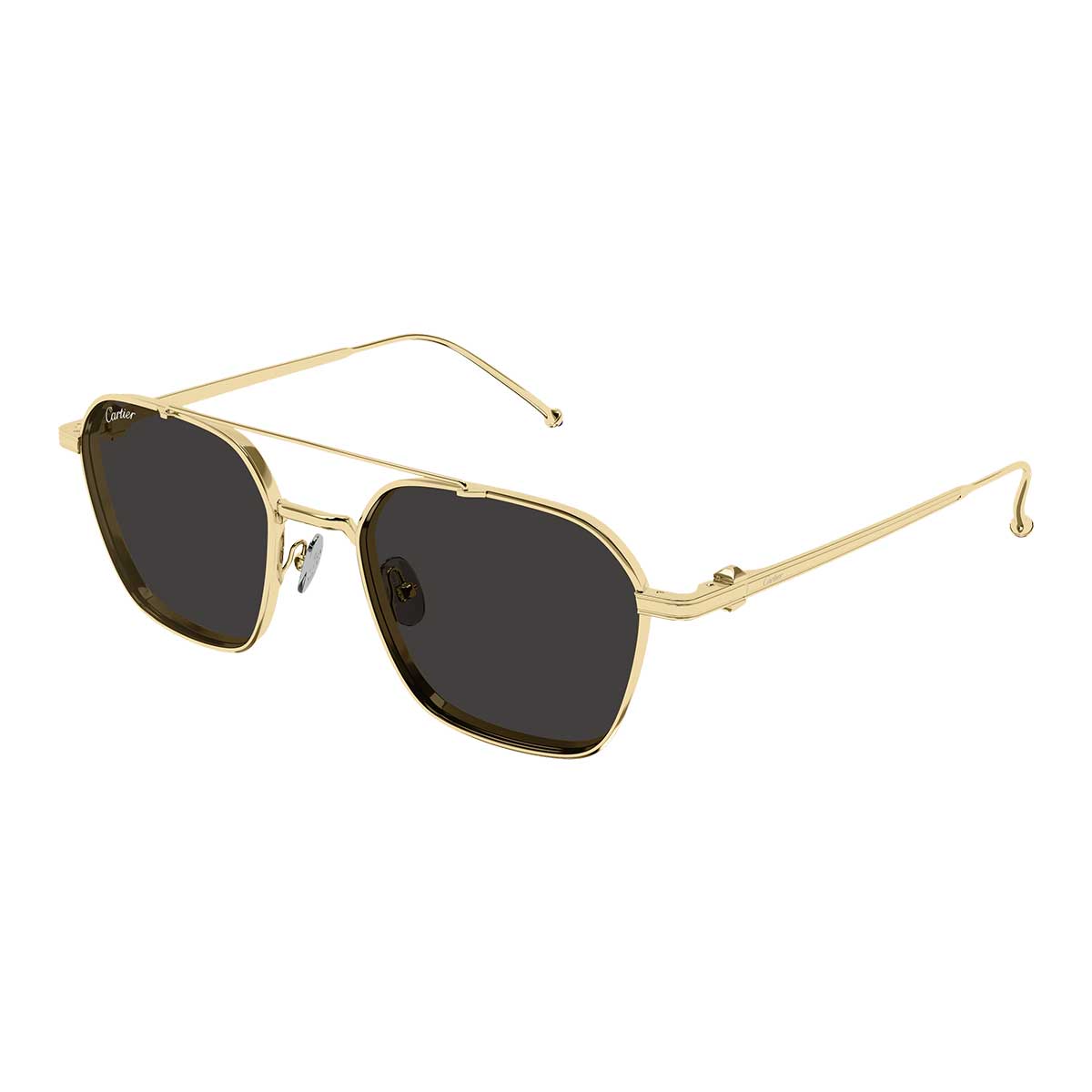 Cartier Occhiali da Sole CT0618S 001 Oro/Grigio Uomo