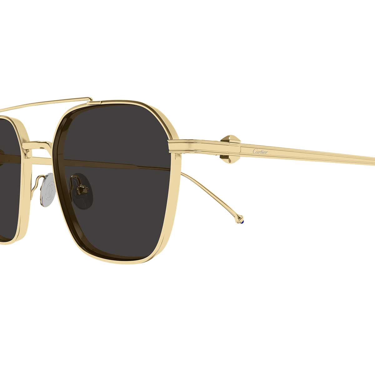 Cartier Occhiali da Sole CT0618S 001 Oro/Grigio Uomo